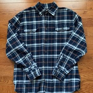Jachs Blue and Brown Plaid Flannel